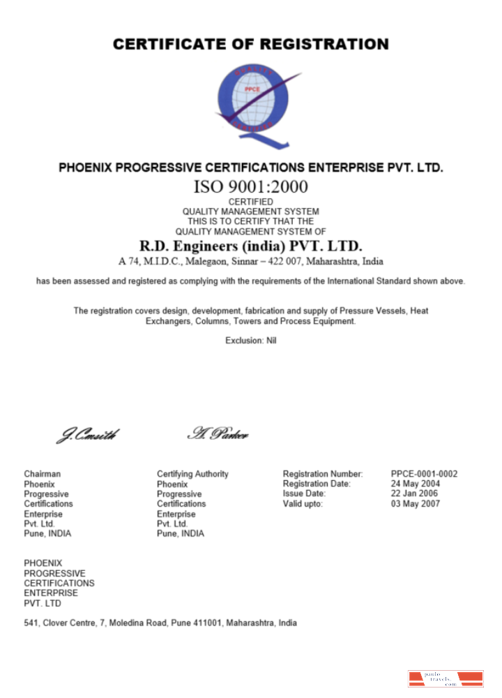 India certificate of registration Word and PDF template